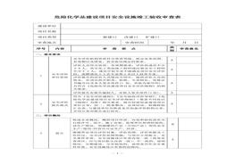 危化品建设项目“三同时“安全设施竣工验收审查表(1)doc