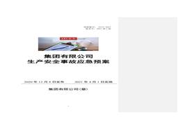 根据新导则版GBT 29639-2020编制！29万字《集团公司生产事故应急预案》doc