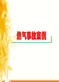 燃气事故案例学习ppt