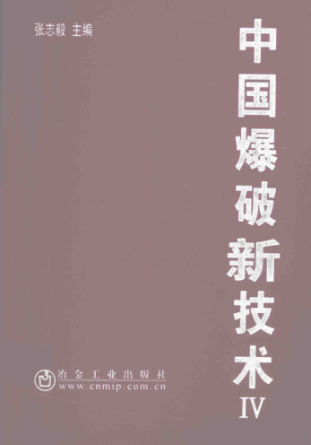 中国爆破新技术 Ⅳ 张志毅 主编 2016年版