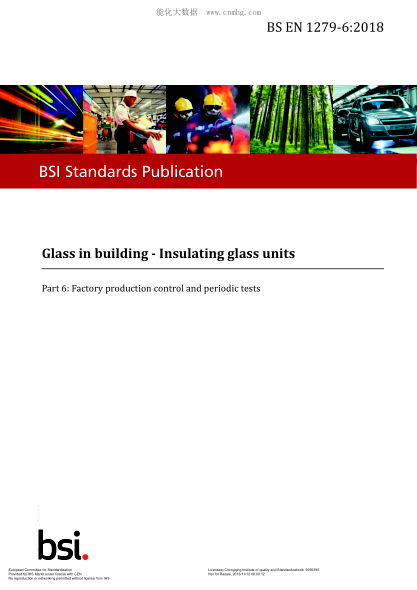 EN 1279-6-2018  Glass in building - Insulating glass units - Part 6: Factory production control and periodic tests
