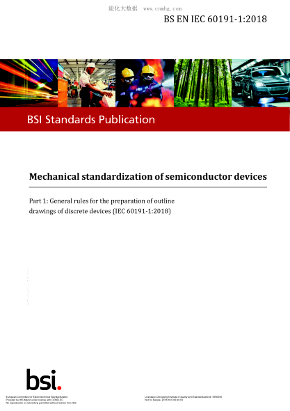 EN IEC 60191-1-2018  Mechanical standardization of semiconductor devices. Part 1: General rules for the preparation of outline drawings of discrete devices