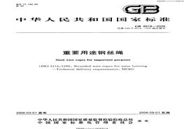 GB8918-2006重要用途钢丝绳pdf