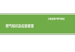 燃气知识及应急管理pptx